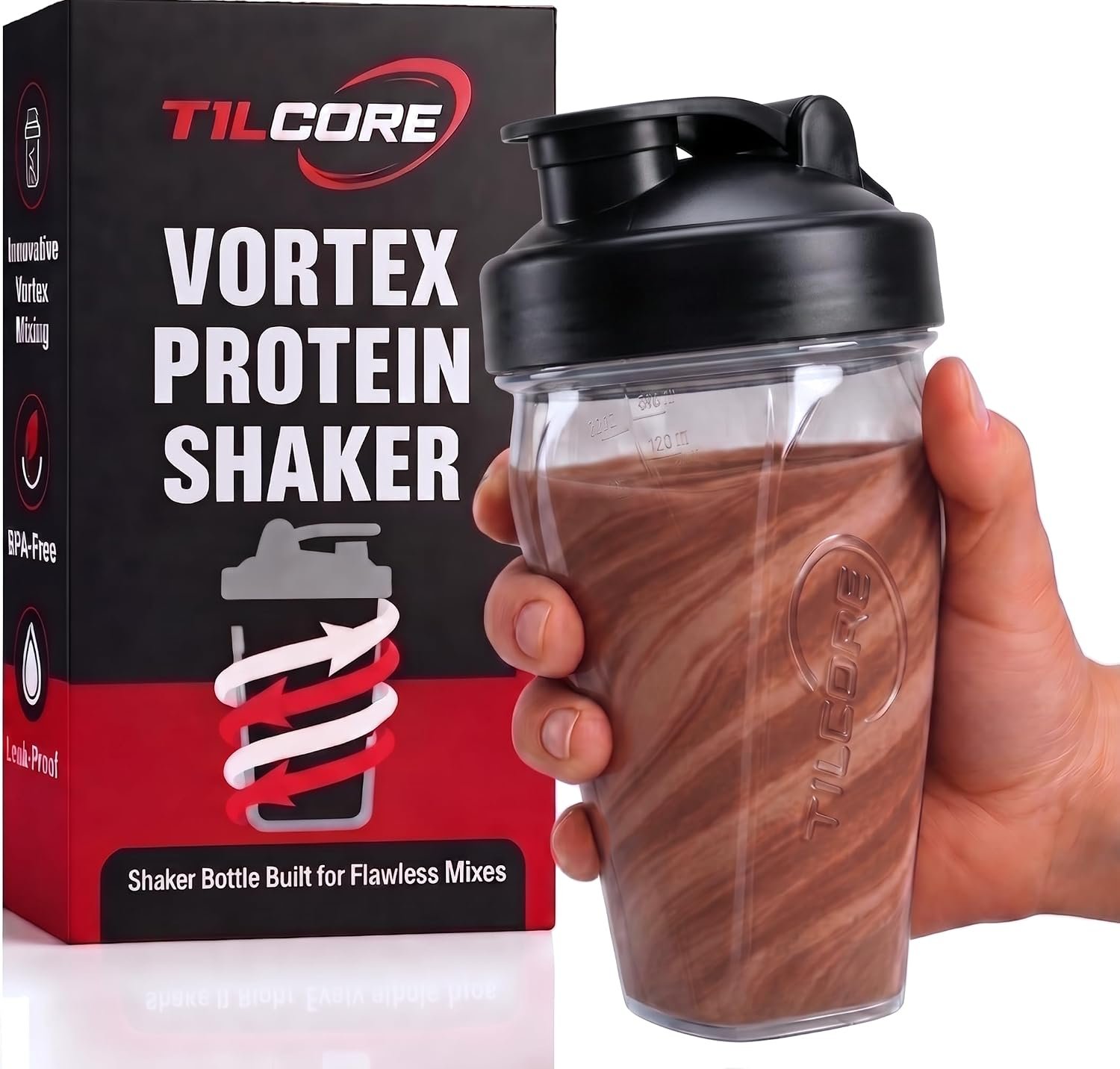 Vortex Protein Shaker Bottle 24 oz/...