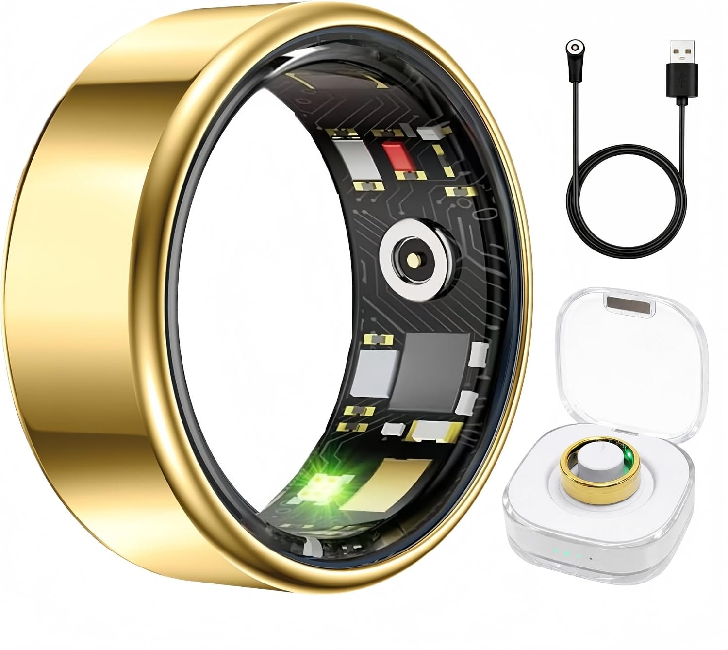 Smart Ring Health & Fitness Tr...