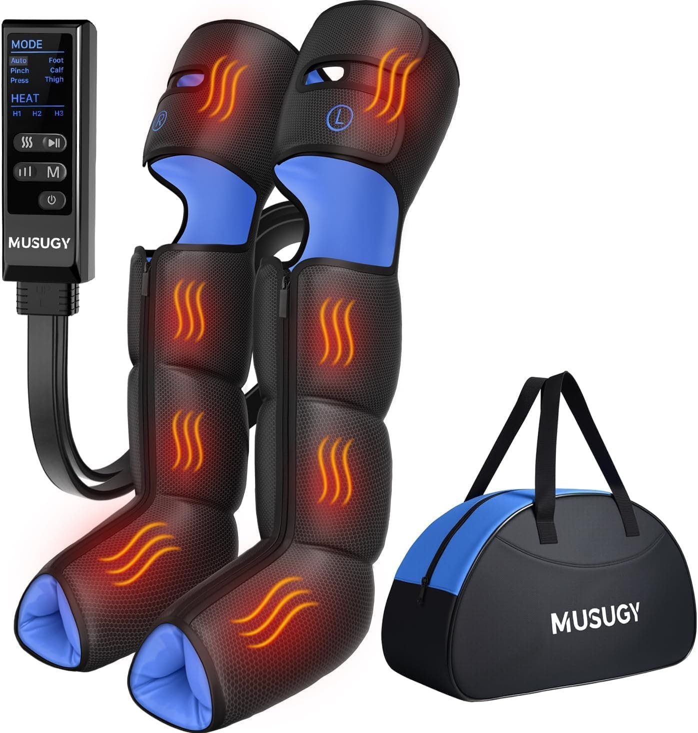 Leg Compression Massager with Heat ...