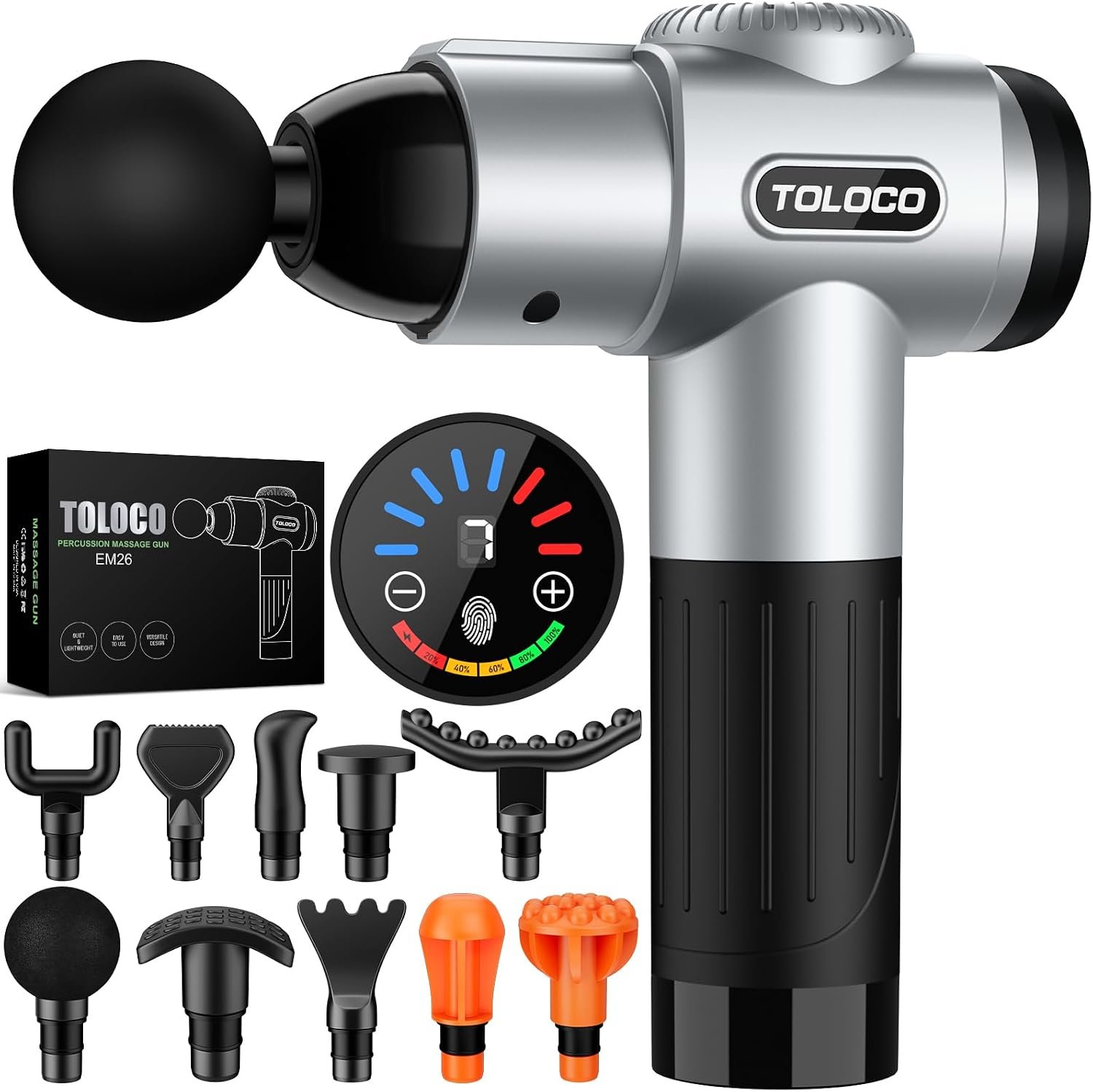TOLOCO Massage Gun, Muscle Massage ...