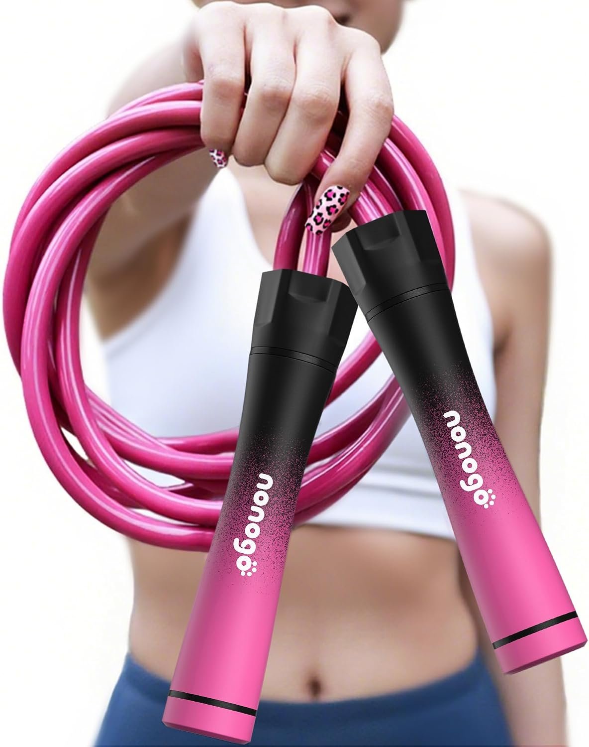 nonogo 1.1LB Weighted Jump Rope for...