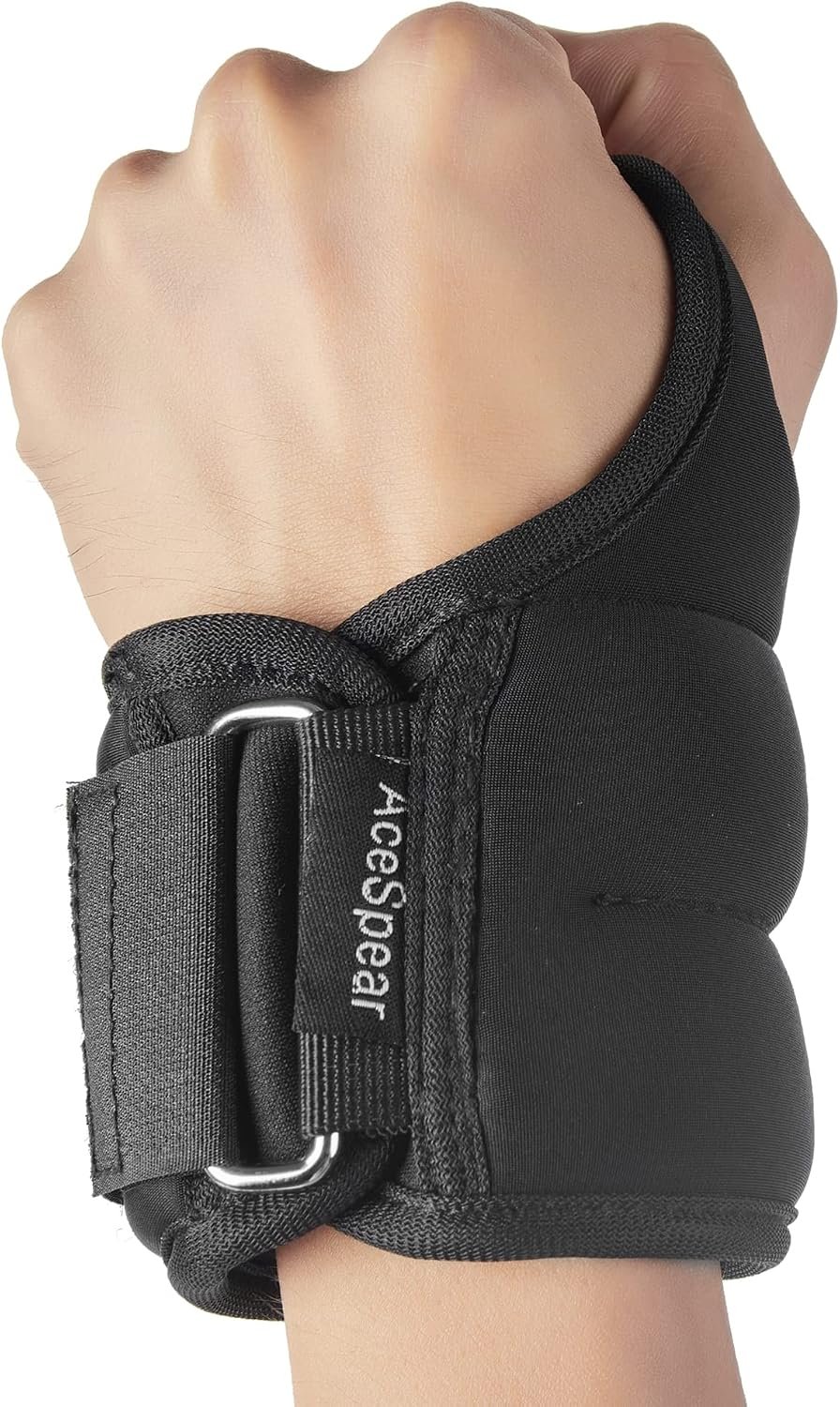 AceSpear Wrist Weights with Thumb L...