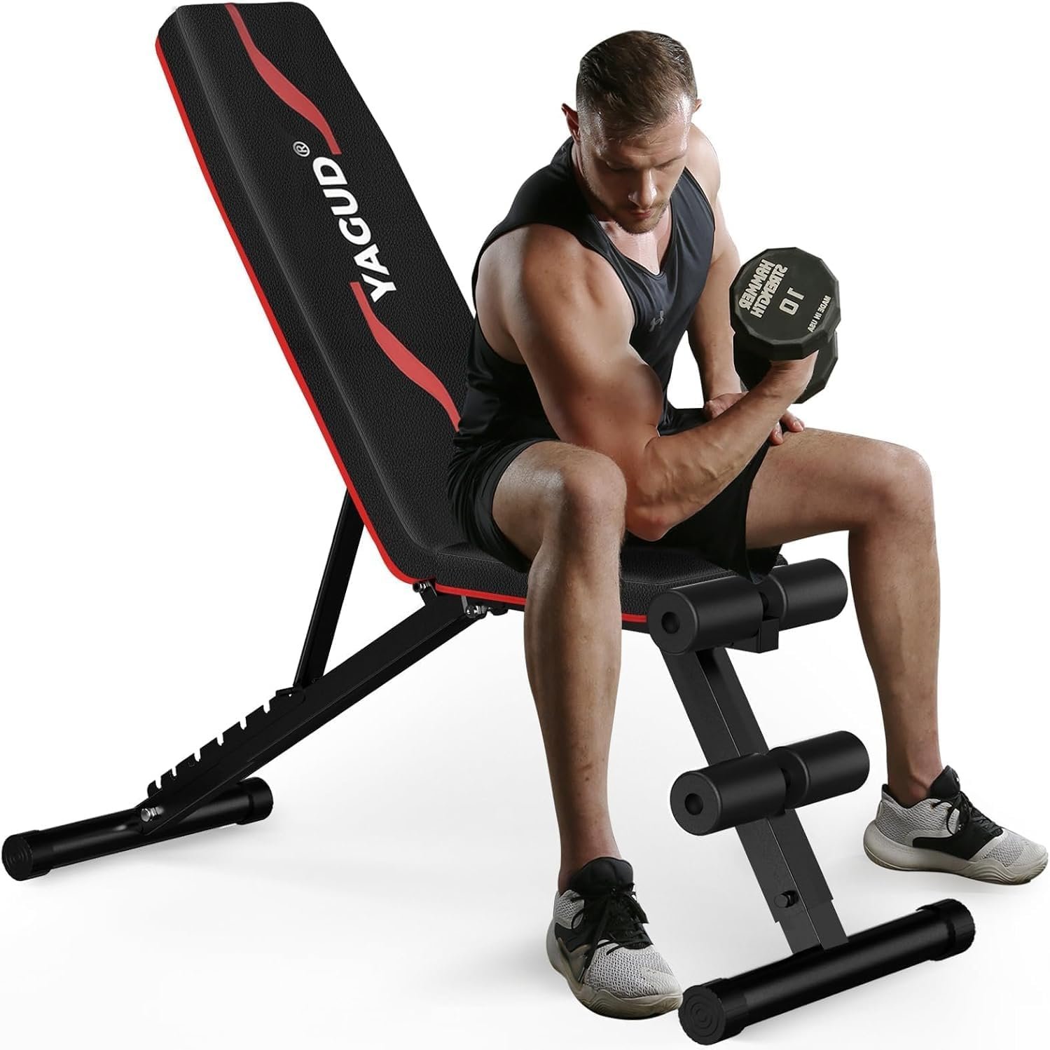Yagud Weight Bench Press, Adjustabl...