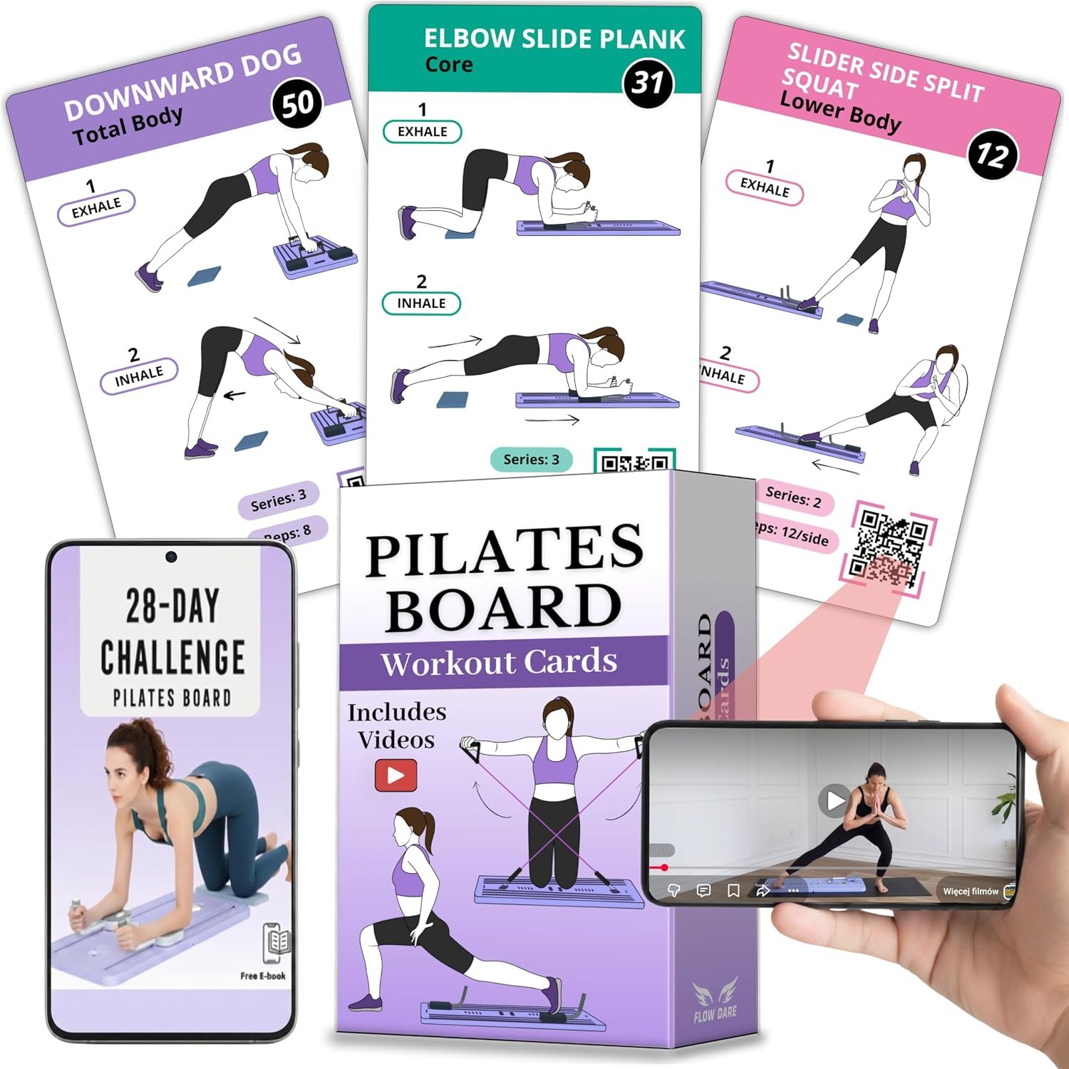 Pilates Board Workout Cards – 67 ...