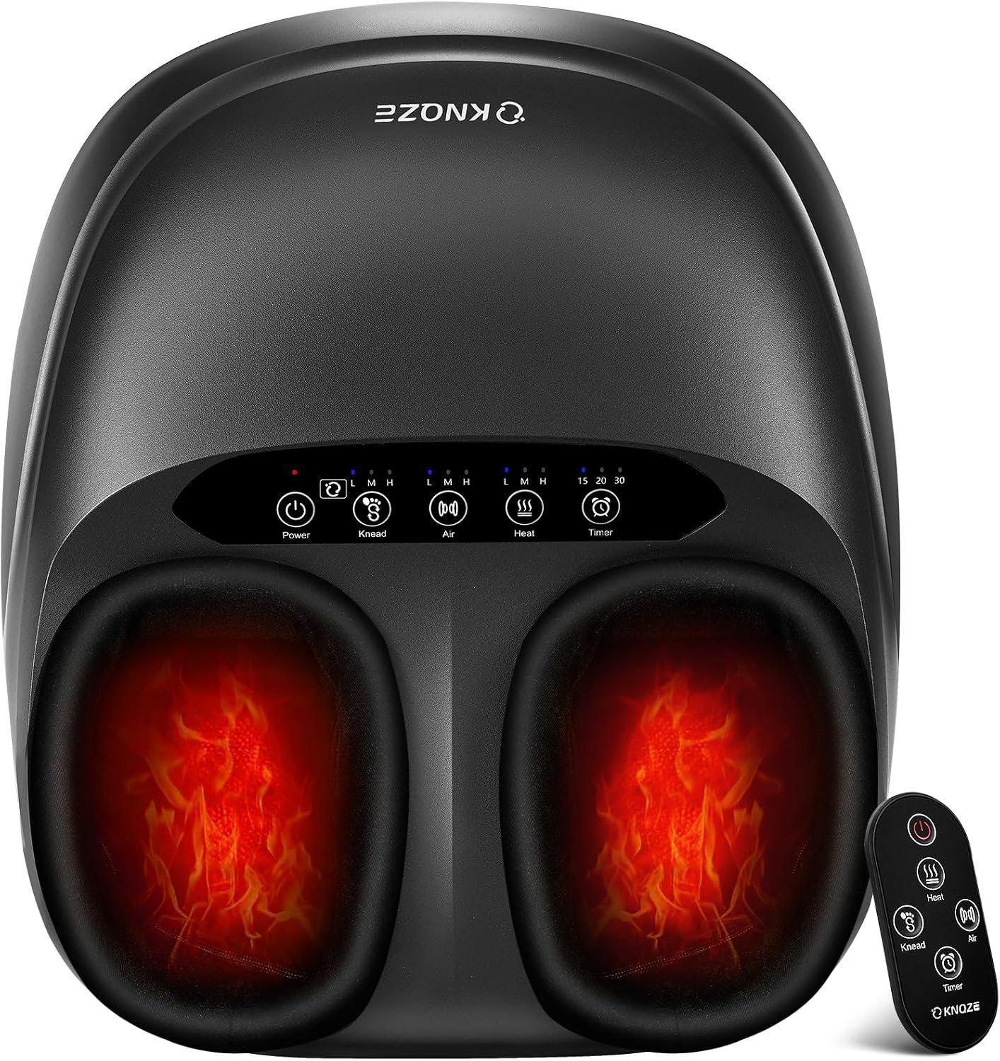 KNQZE Shiatsu Foot Massager with He...