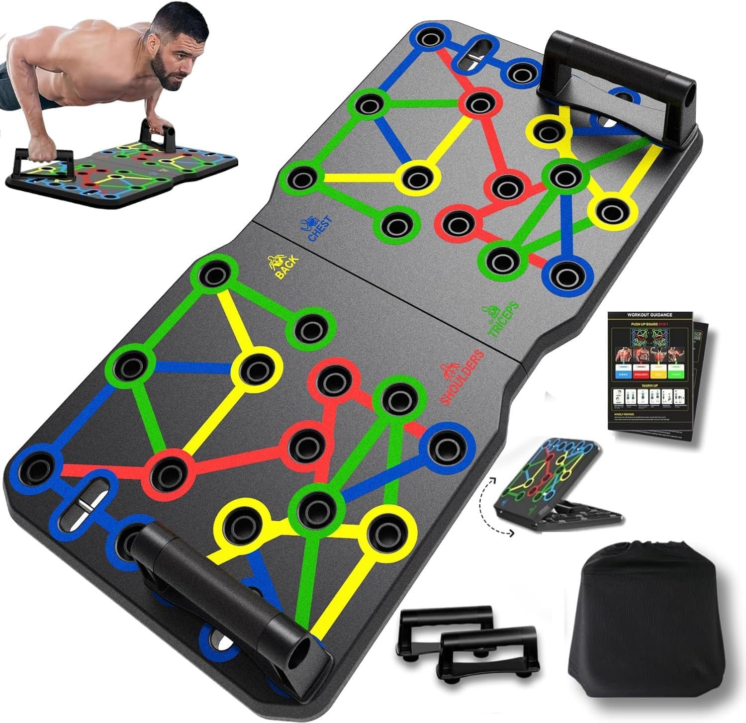 AERLANG Extra Large Push Up Board 2...