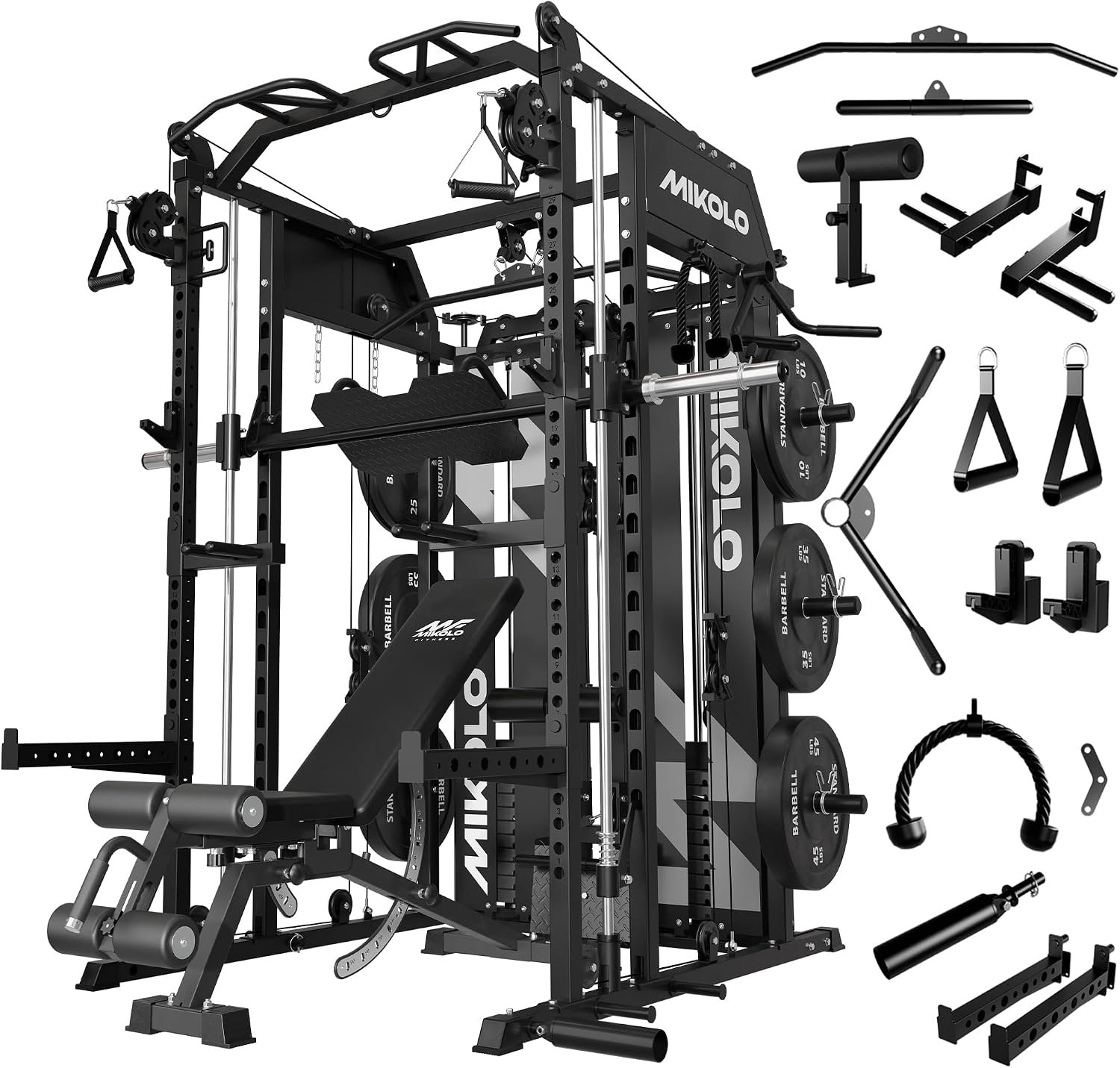 Mikolo Smith Machine with Weight St...