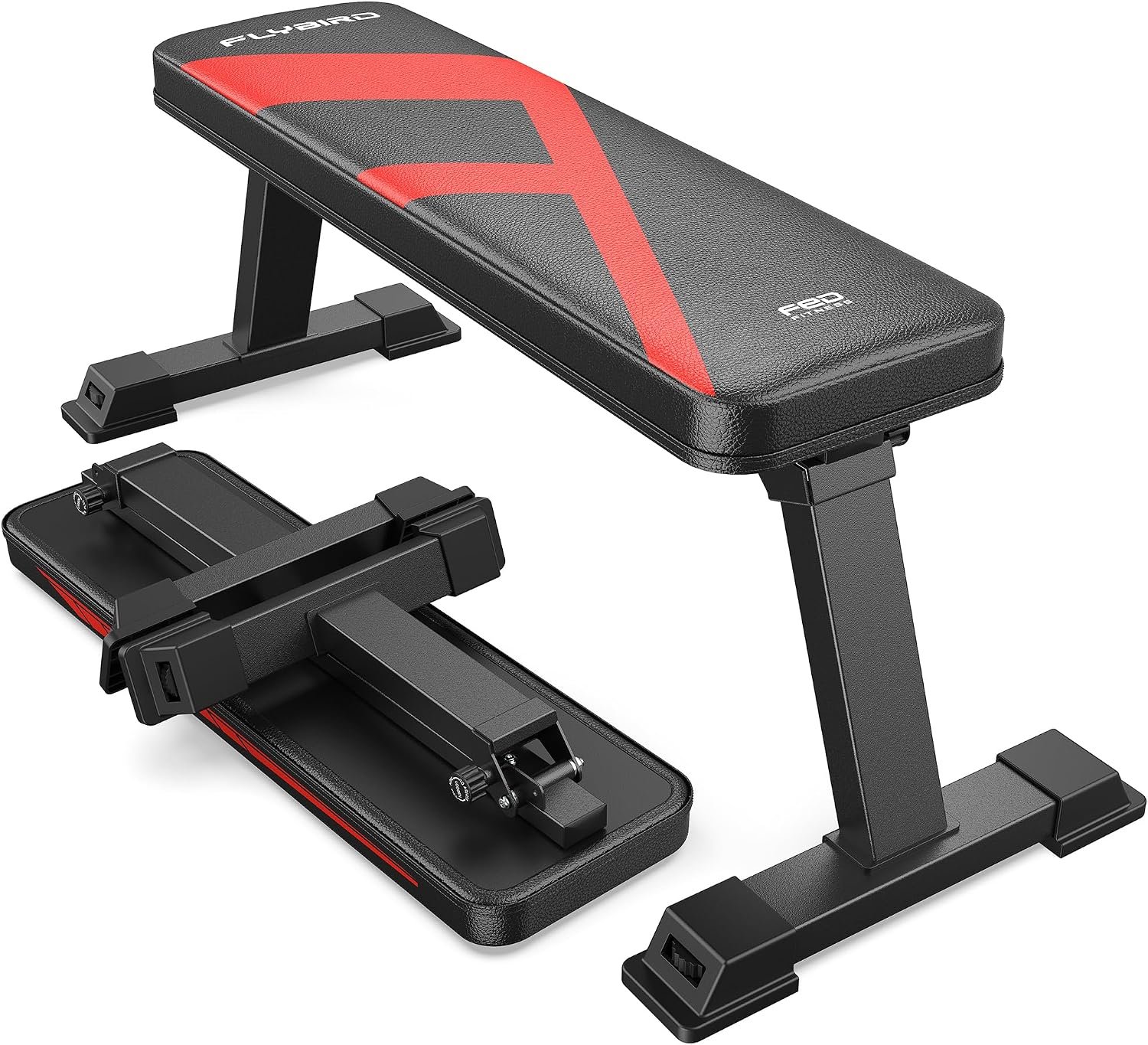 FLYBIRD Foldable Flat Weight Bench ...