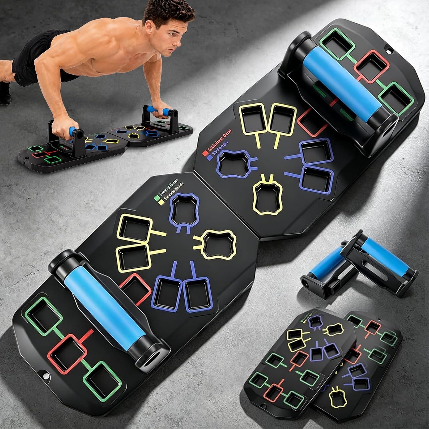 Push Up Board 20-In-1 Workout Equip...