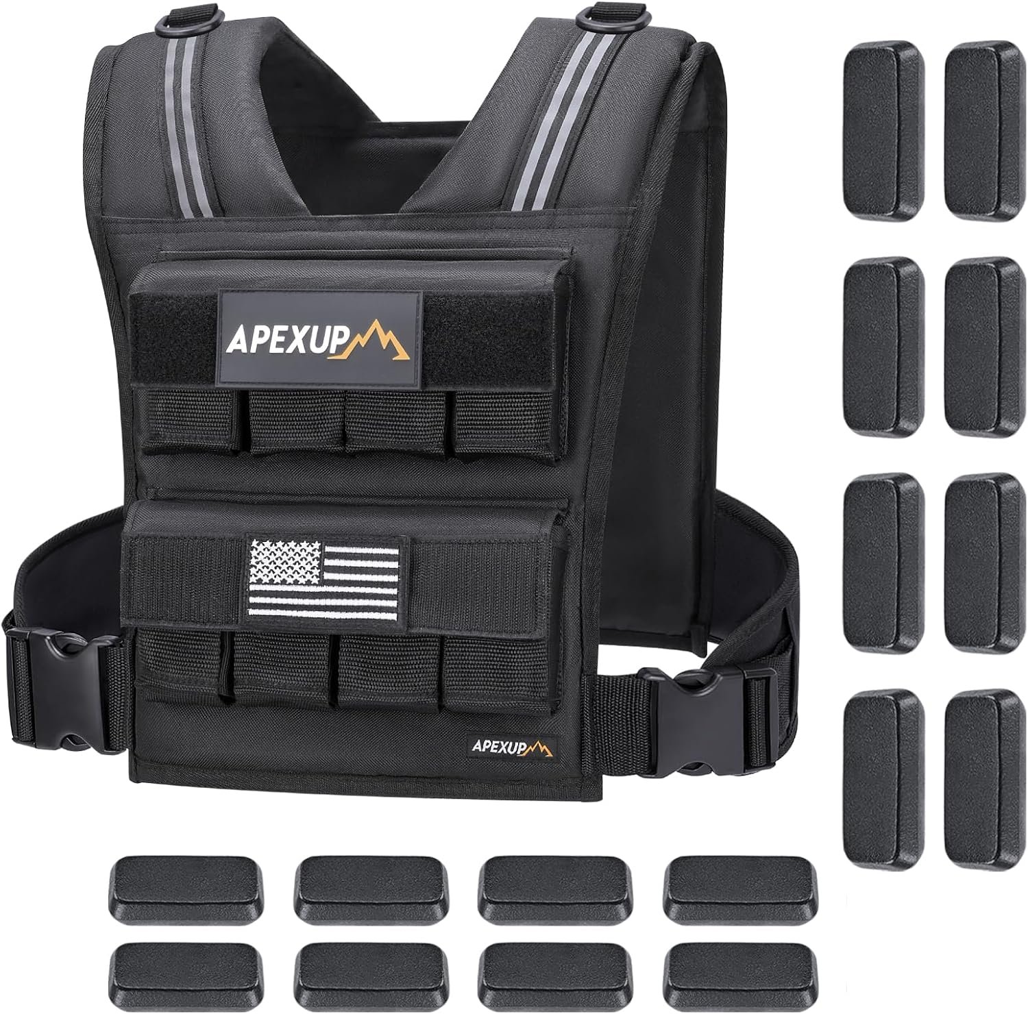 APEXUP Weighted Vest Men, Adjustabl...