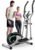 Dripex Elliptical Exercise Machine, Elliptical Machine for Home with 16 Resistance Levels, Quiet & Smooth Magnetic Elliptical Training Machines with 13.2 lb Flywheel, LCD Monitor & Pulse