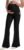 Fotociti Maternity Flare Leggings with Pockets, Women Pregnancy Yoga Pants