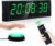 YZ Gym Clock for Home Gym with Start/Stop Button, Interval Timer for Workout, Stopwatch/Countdown Timer with Remote, 12/24H Digital Wall Clock, Portable Home Gym Accessories
