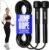 SPORTBIT Adjustable Jump Rope for Fitness and Exercise | Fitness and Exercise, Cardio, Boxing, and Weight Loss, Speed Rope, Men & Women