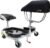 Kneeling Creeper, Chest Support, 3 Inch Casters, Assembled in USA | Chest Support and Anti-Flip Clip, Five Swivel 3 Inch Casters, Replaceable Knee Pads, 01RAC3CS
