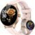 Fitpolo Smart Watch for Women Android & iPhone (2 Bands Sakura Pink) | 1.57″ HD Display, Bluetooth Call/Answer, IP68 Waterproof, Heart Rate/SpO2/Sleep Monitor, Built-In AI Voice, 105+ Sports Modes