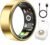 Smart Ring Health & Fitness Tracker for Men & Women, Heart Rate, SPO₂, Sleep & Activity Monitoring, IP68 Waterproof, Long Battery Life, Family Care Mode, No Subscription Fee (Gold, 9)