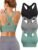 Adjustable Sports Bras for Women High Support, Padded Racerback Bra | 3 Pack High Impact Plus Size Supportive Push up Sport Bra for Large Bust Workout Running Gym Yoga