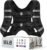 Zeerun Weighted Vest, 6lb/8lb/10lb/12lb/15lb/18lb/20lb/24lb/30lb for Men Women, Reflective Stripe Adjustable Buckle, Comfortable Durable Rucking Vest for Walking Running Strength Training