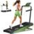 WELLFIT 12% Auto Incline Walking Pad with Handle Bar, Under Desk Treadmill | 40”x16” Wide Belt, 375lbs+ Capacity, Quiet Motor, Voice Control, Space Saving, Foldable Treadmills for Home Small & Seniors