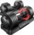 FLYBIRD DB2 Adjustable Dumbbell Set, 55LB/110LB Option, 5-in-1 Quick Adjustable Weights with Storage Box and Non-Slip Handle, Weight Set for Home Gym Exercise Fitness, Full Body Workout for Men & Women