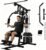 Home Gym Equipment, Multifunctional Workout Station with 100LBS Weight Stack, Home Gym Machine for Full Body Traning with LAT Pulldown System