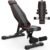 YOLEO Adjustable Weight Bench, ASTM-Certified 827LBS