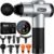 TOLOCO Massage Gun, Muscle Massage Gun Deep Tissue for Athletes with 10 Massage Heads, Electric Percussion Massager for Any Pain Relief, Fathers Day Dad Gifts, Silver