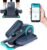 Cubii GO Under Desk Elliptical Bike, Portable Low Impact Leg Exerciser for Home and Office | Compact Exercise Machine with 10 Resistance Levels, LCD Display & App Tracking