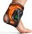 Cordless Ankle Heating Pad for Pain Relief, Foot and Ankle Massage for Circulation, Rechargeable Neuropathy Foot Massager Heated Ankle Wrap, Black