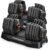 FEIERDUN DB1 QuickDial Adjustable Dumbbell Set, 15-in-1 Adjustable Weights with Storage Box & App, 105lb/52.5lb Quick Change for Drop Set, Superset & HIIT Home Gym, Non-Slip Handles, 3-year Aftersale Service