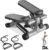 Sweetcrispy Mini Stair Steppers with Resistance Bands for Exercise at Home, Portable Exercise Twist Stepper Machine for Full Body Workout, 300LBS Capacity