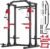OPPSDECOR 2.0 PRO Power Cage Home Gym, 2000LBS Multi-Function Power Rack with Independent Dual Pulley Cable Crossover System, Squat Rack with LAT Pulldown, Safety Bar, J-Hook, Pull-up Bar, Dip Station