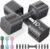 FEIERDUN DB3 5-in-1 Adjustable Dumbbell Set, 6LB/10LB Pair Adjustable Weights for Women at Home, Dual Locking Stable Hand Weights with TPU Soft Handle, Home Gym, Rehab, Pilates, Yoga, Strength Training