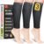 BLITZU Calf Compression Sleeves, 3 Pairs, Shin Splint Relief Running Socks