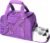 SeaRock 14 inch Small Gym Bag for Men & Women, Mini Duffle Bag with Shoe Compartment, Carry On Duffel Bag for Travel Sports, Purple