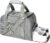 SeaRock 14 inch Small Gym Bag for Men & Women, Mini Duffle Bag with Shoe Compartment, Carry On Duffel Bag for Travel Sports, Gray