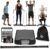 EVO Gym – Portable Home Gym Strength Training Equipment, At Home Gym | All in One Gym – Resistance Bands, Base Holds Gym Bar & Handles for Travel | Portable Gym & Home Exercise Equipment