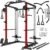 DP01 Power Cage, 2000LBS Squat Rack with Cable Crossover and Dual Independent Pulley System, Full Cage for Full Body Training, Power Rack with More Training Attachments for Home Gym