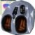 MIKO Shiatsu Foot Massager with Heat and Air Compression | 5 pressure levels, 3 modes, rolling & wireless remote; for plantar fasciitis and neuropathy; fits men’s size 12