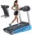 15% Auto Incline Foldable Treadmill, Heavy Duty Treadmills for Home | 400lbs Capacity, Voice Control, Bluetooth, Heart Rate Sensors,4.0HP Motor,Folding Running & Walking Pad for Seniors,Home Gym