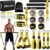 HOXWC Heavy Pilates Equipment, Portable Pilates Bar Kit with Resistance Bands, Professional Adjustable Squat Workout Equipment for Men, Home Gym Muscle Strength Training, Full Body Exercise